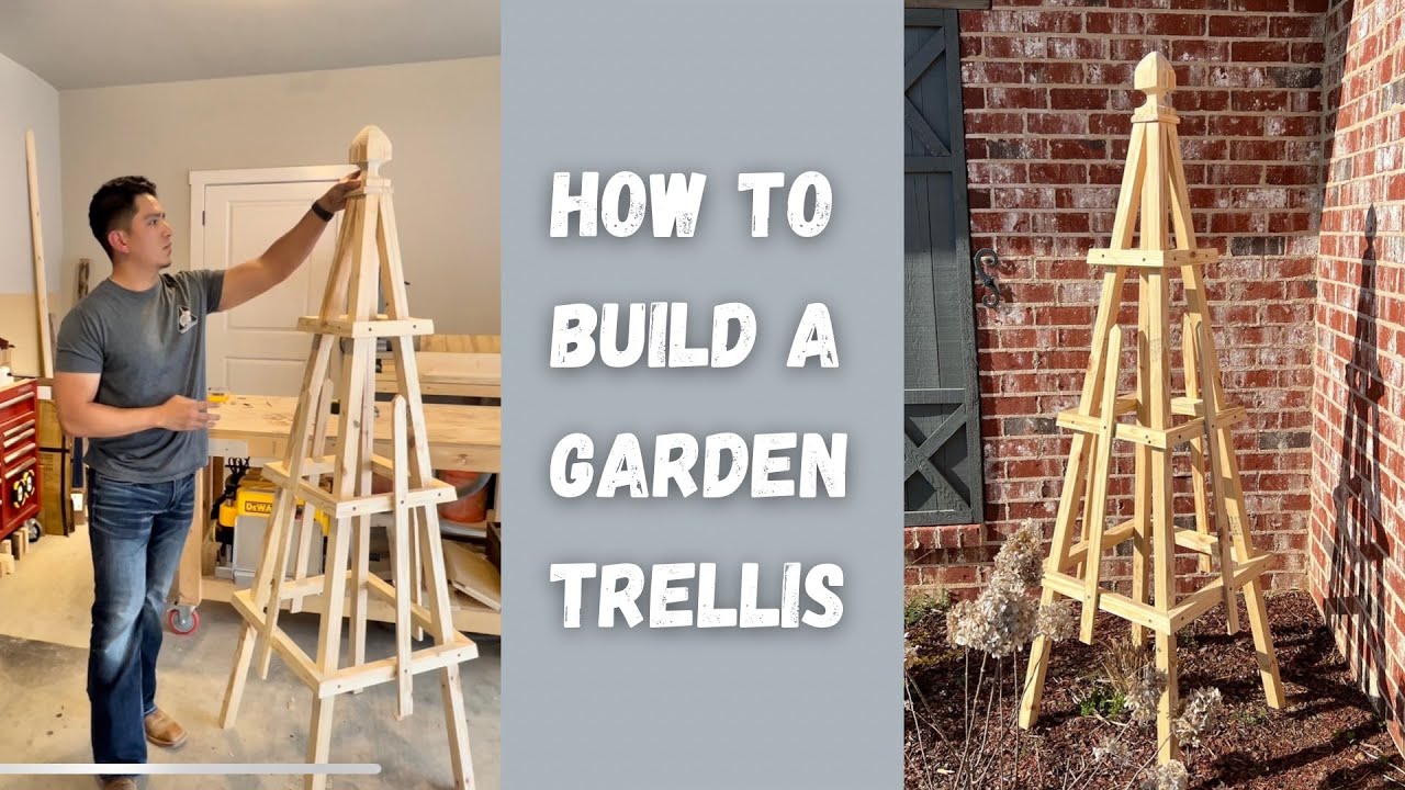 How to Build an Easy Garden Trellis | Beginner Woodworking