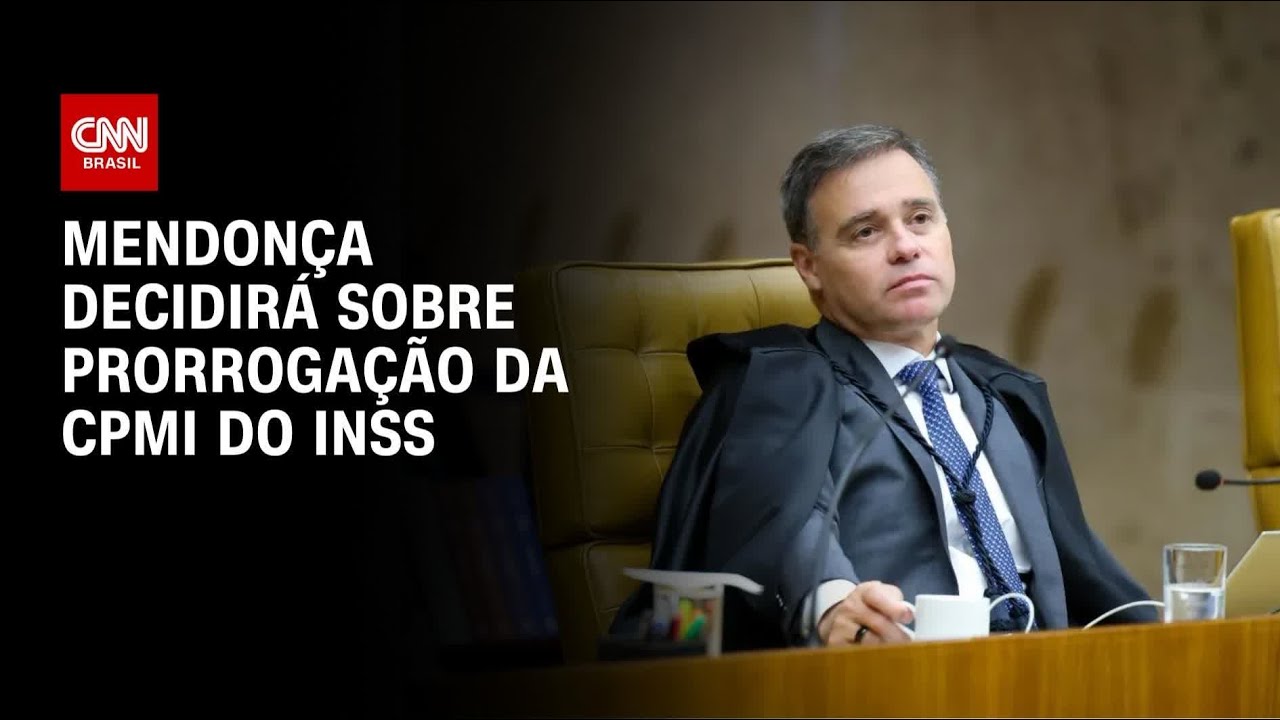 André Mendonça será o responsável por decidir se a CPMI do INSS terá prorrogação | CNN PRIME TIME