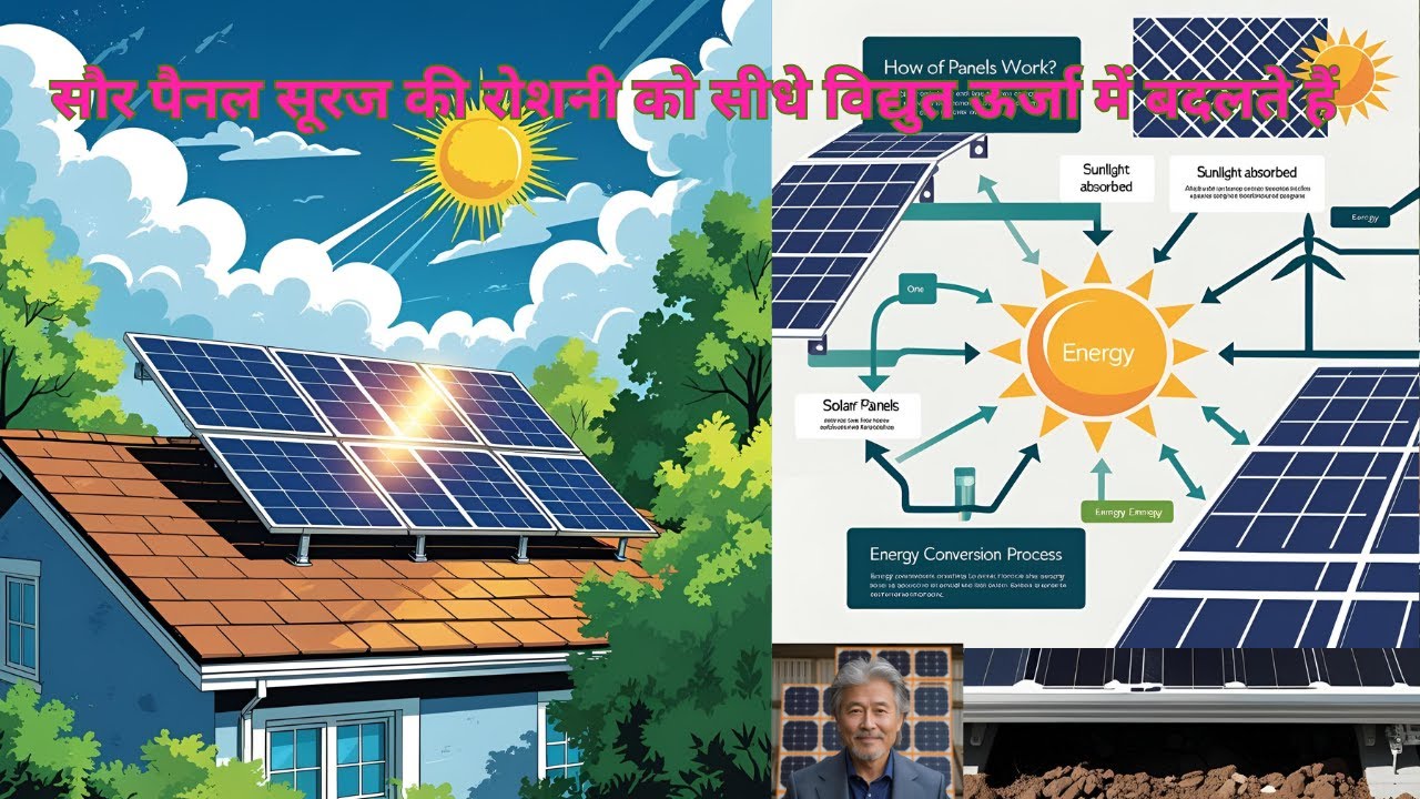 आखिर कैसे काम करता है सोलार पॅनल ? How do solar panels work? - #SolarPanels #SolarEnergy #Solar
