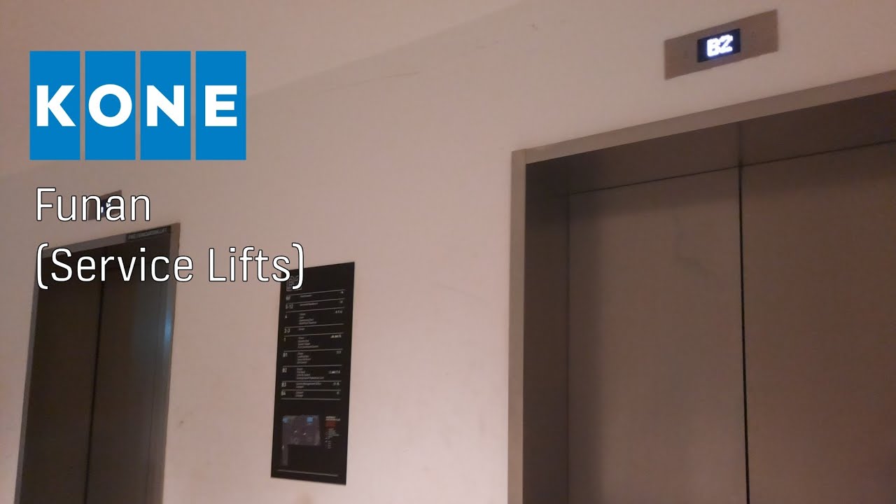 KONE service lifts at Funan