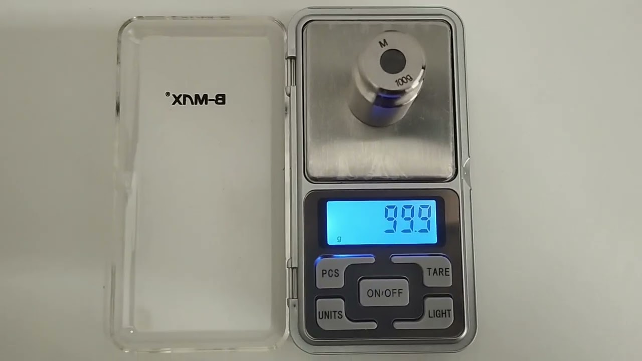 Comprei na #shopee uma mini balança digital da B-MAX e quero testar a precisão dela,