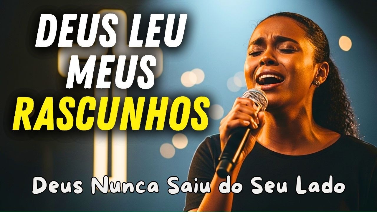 DEUS LEU MEUS RASCUNHOS — ELE ME SUSTENTOU | Inspirada em Aline Barros