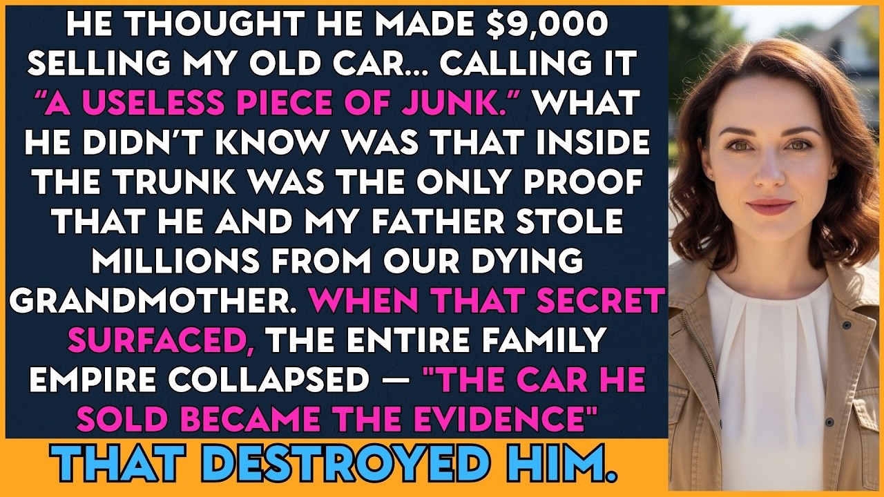 My Brother Sold My Old Car for $9,000 — He Didn’t Know What Was in the Trunk…family revenge