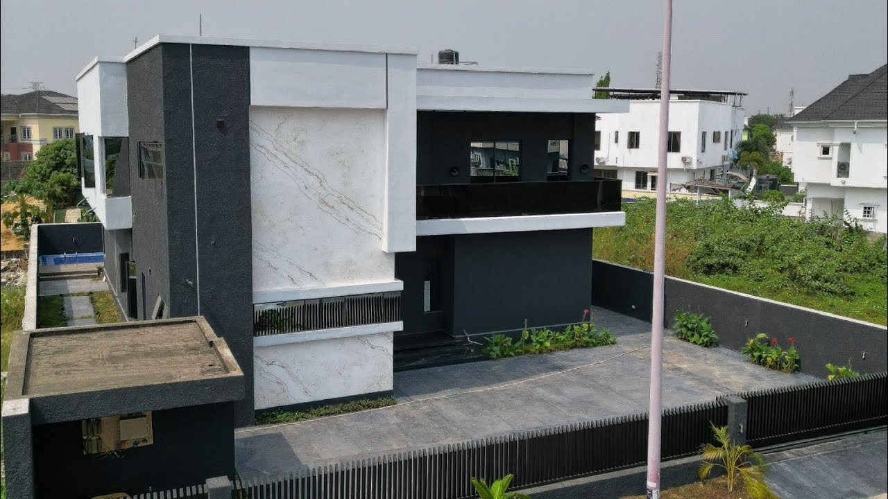 Touring a N650,000,000 Black Themed House in Royal Garden Estate Ajah