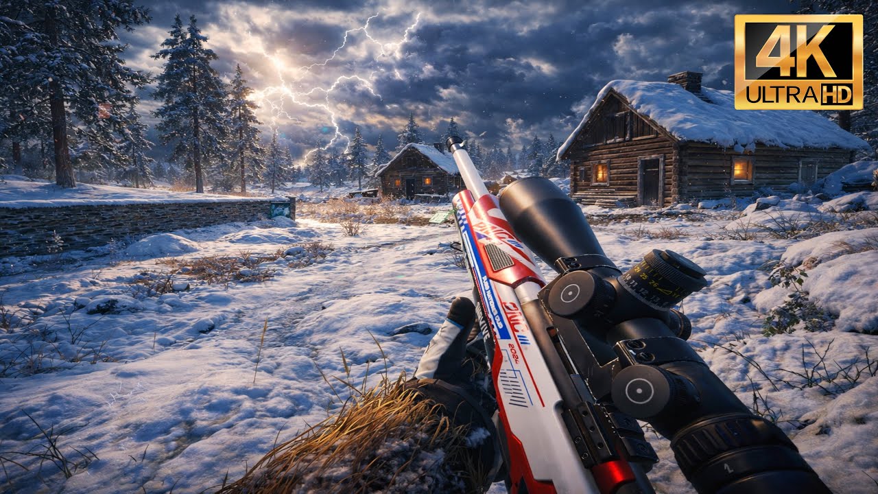 PUBG PC 4k: Intense 15x Sniper Rifle COMEBACK on Vikendi (No Commentary)