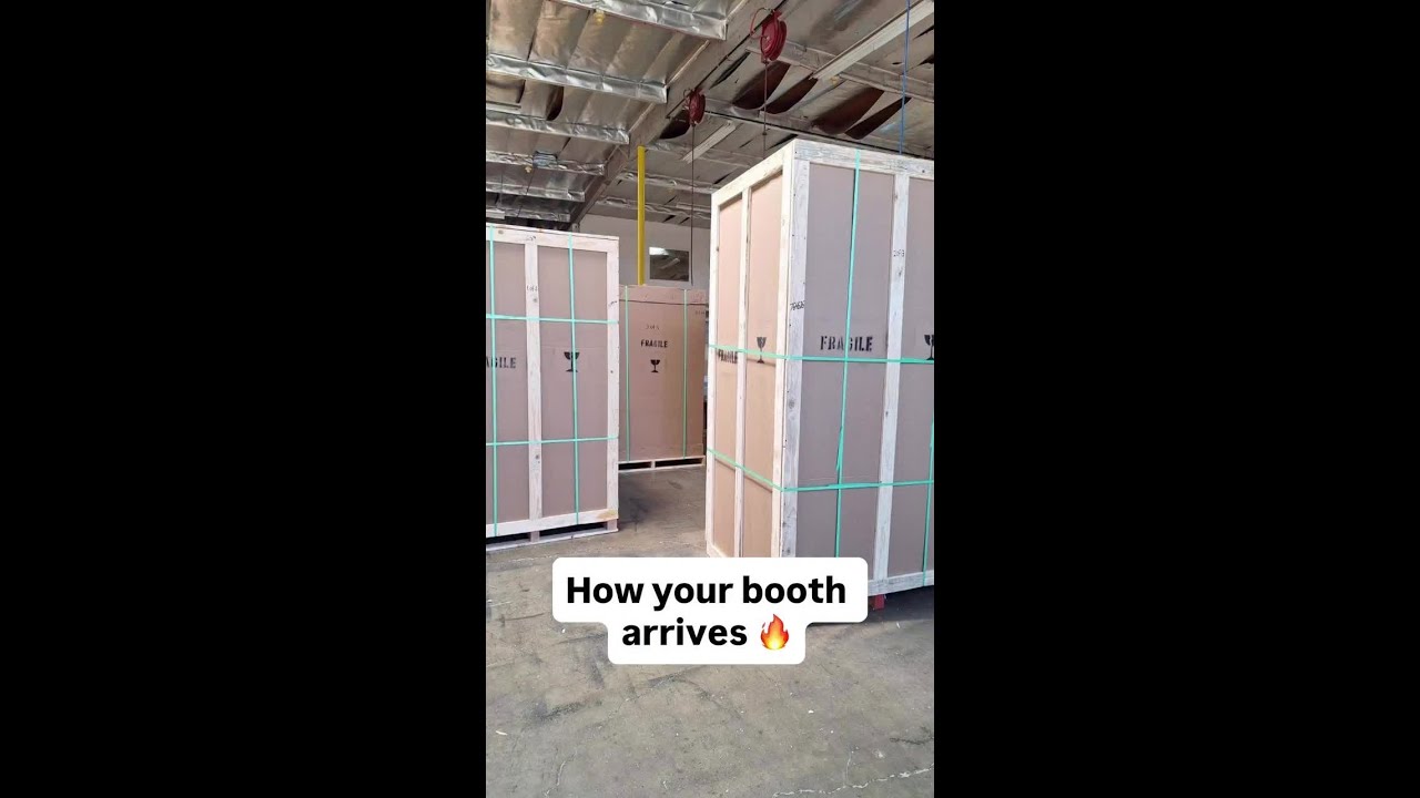 How a LA vocal booth arrives!!!!