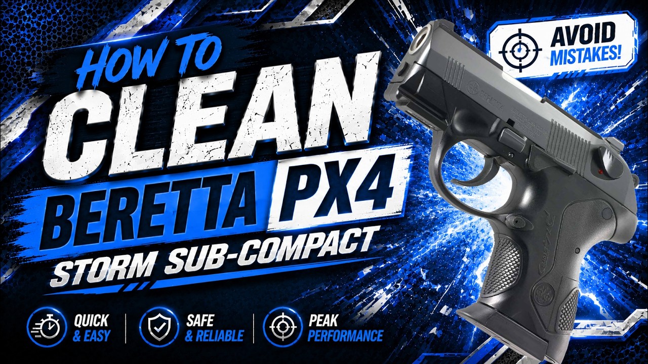 How to Field Strip and Clean the Beretta PX4 Storm Sub Compact | Gun Cleaning Tutorial