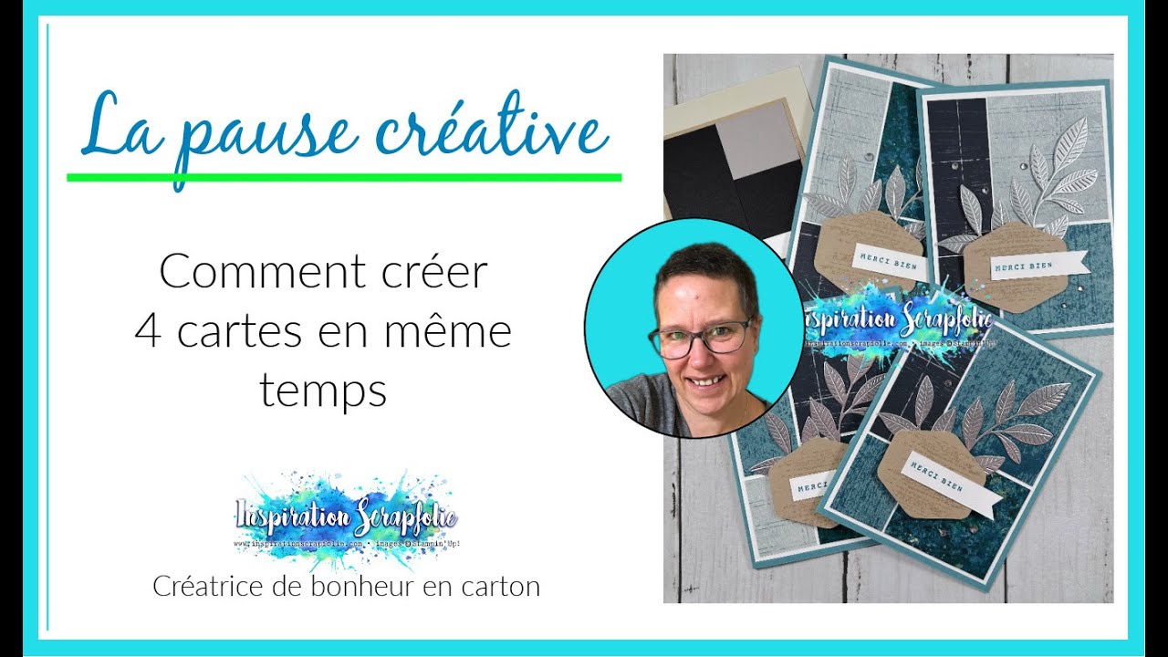 Comment créer 4 cartes en même temps - Stampin'Up!