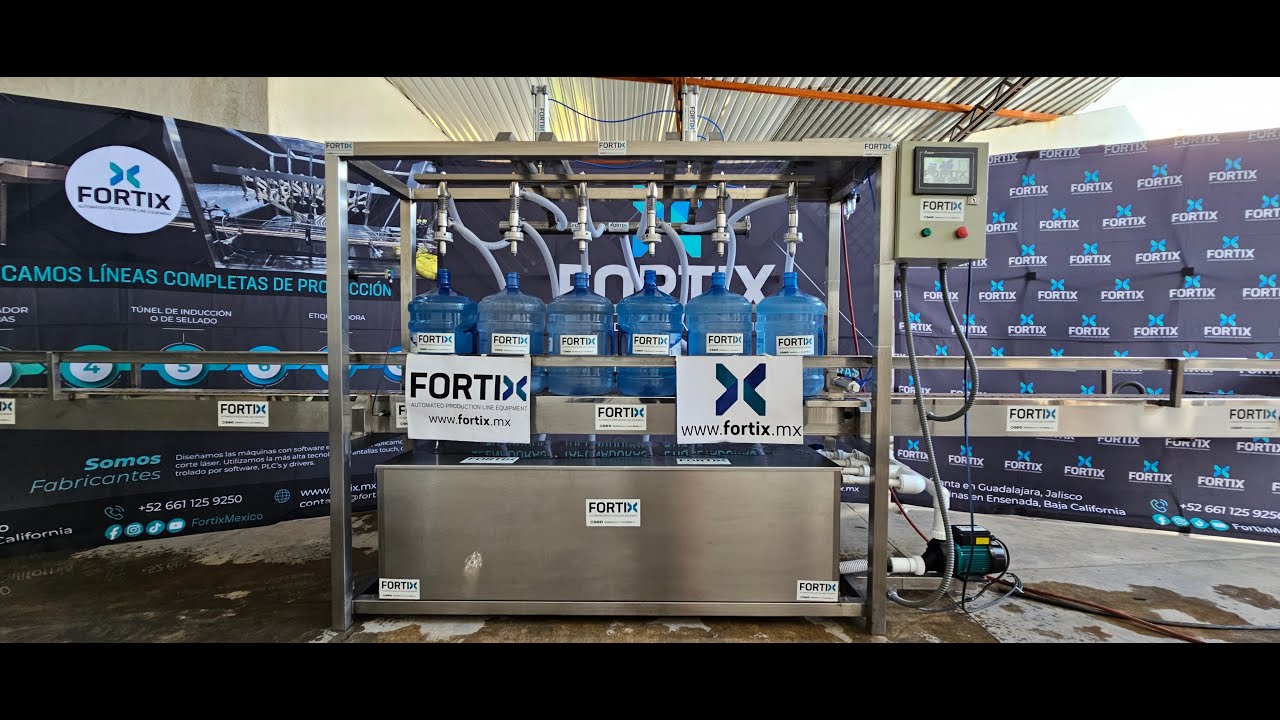 MAQUINA LLENADORA PARA GARRAFON DE 6 VALVULAS AUTOMATICA.