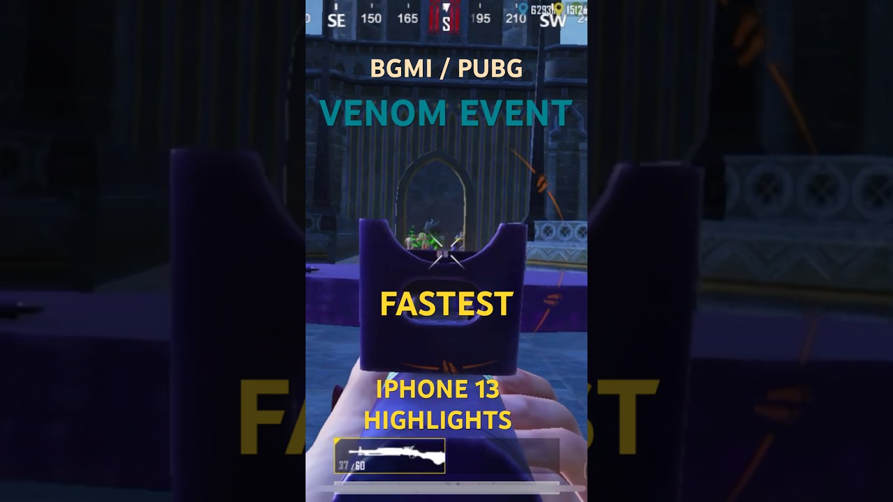 BGMI / PUBG FASTEST IPHONE 13 HIGHLIGHTS VENOM EVENT #bgmi #pubgmobile #gaming #trending