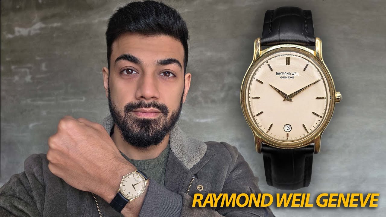 Vintage Raymond Weil Genève Swiss Quartz Gold Tone Dress Watch | Classic Luxury Timepiece