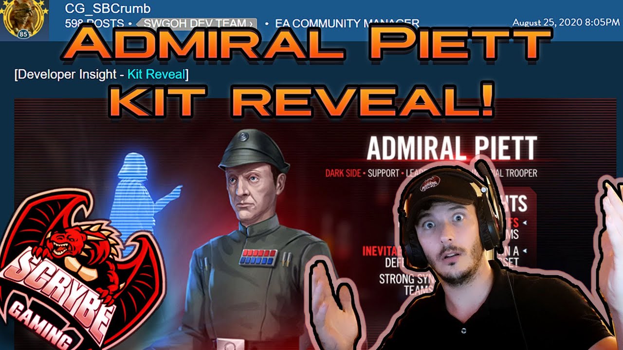 SWGoH - Admiral Piett Kit Reveal!  Incredible new Empire unit!