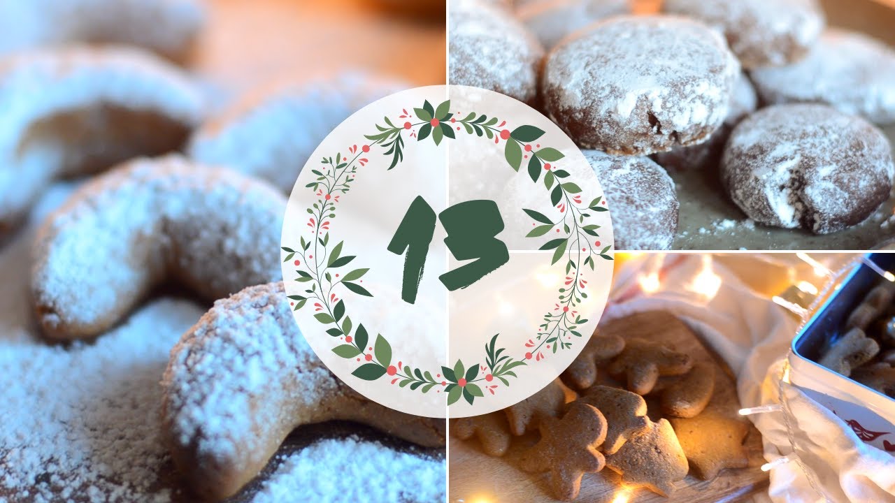 VLOGMAS DAY 13 | Vegan Christmas Cookies | Vanille Kipferl, Lebkuchen, Kakao Kekse | Charlotte K.