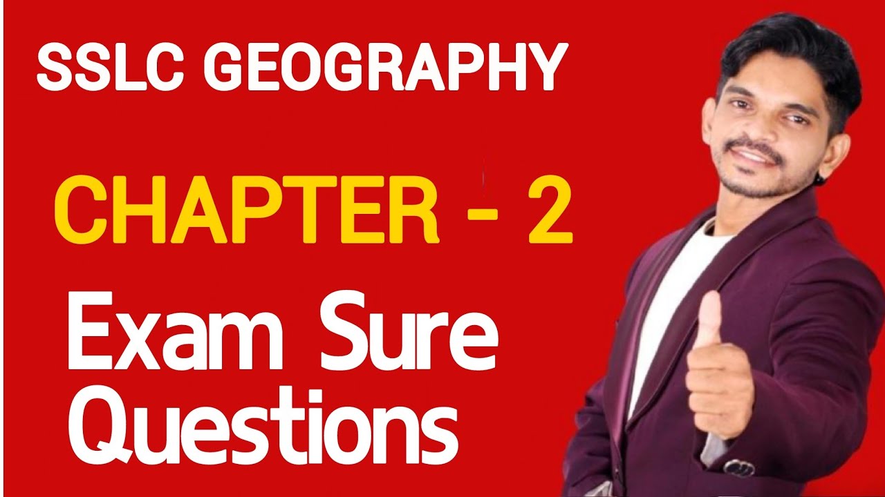 SSLC Geography sure questions 