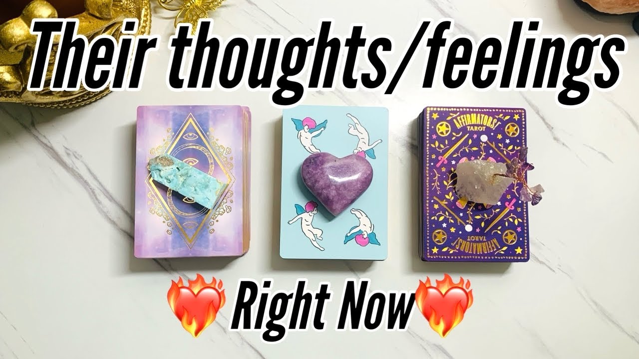Their Thoughts and Feelings For You Right Now❤️&zwj;🔥🥰Pick a Card Love Tarot Reading✨