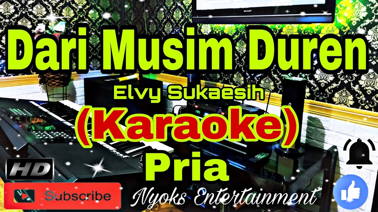 BERCANDA - Elvy Sukaesih (KARAOKE) Dangdut || Nada Pria FIS=DO [Minor]