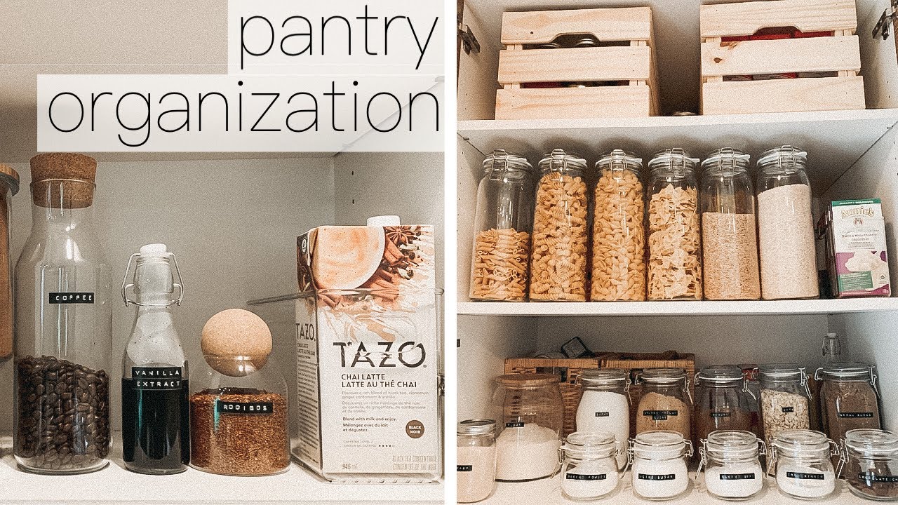 PANTRY ORGANIZATION ON A BUDGET  ||  how I home edit'd my kitchen