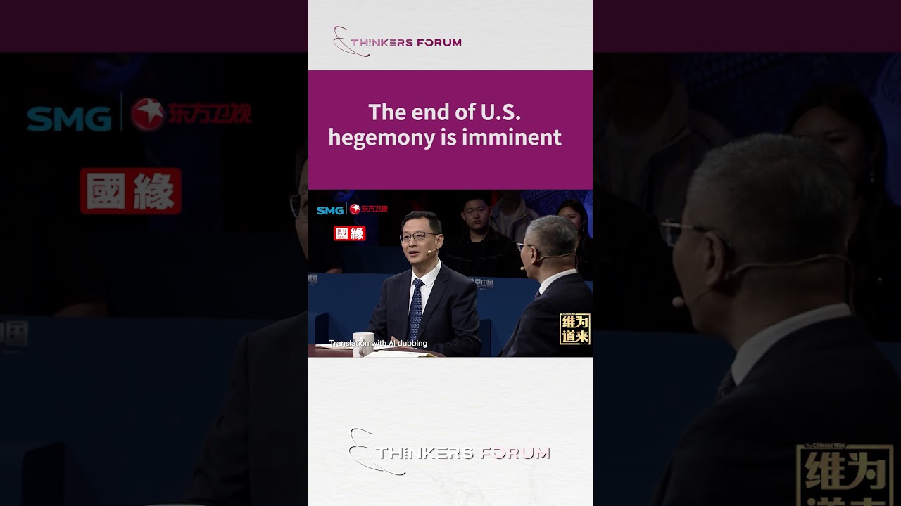 The end of US  hegemony is imminent