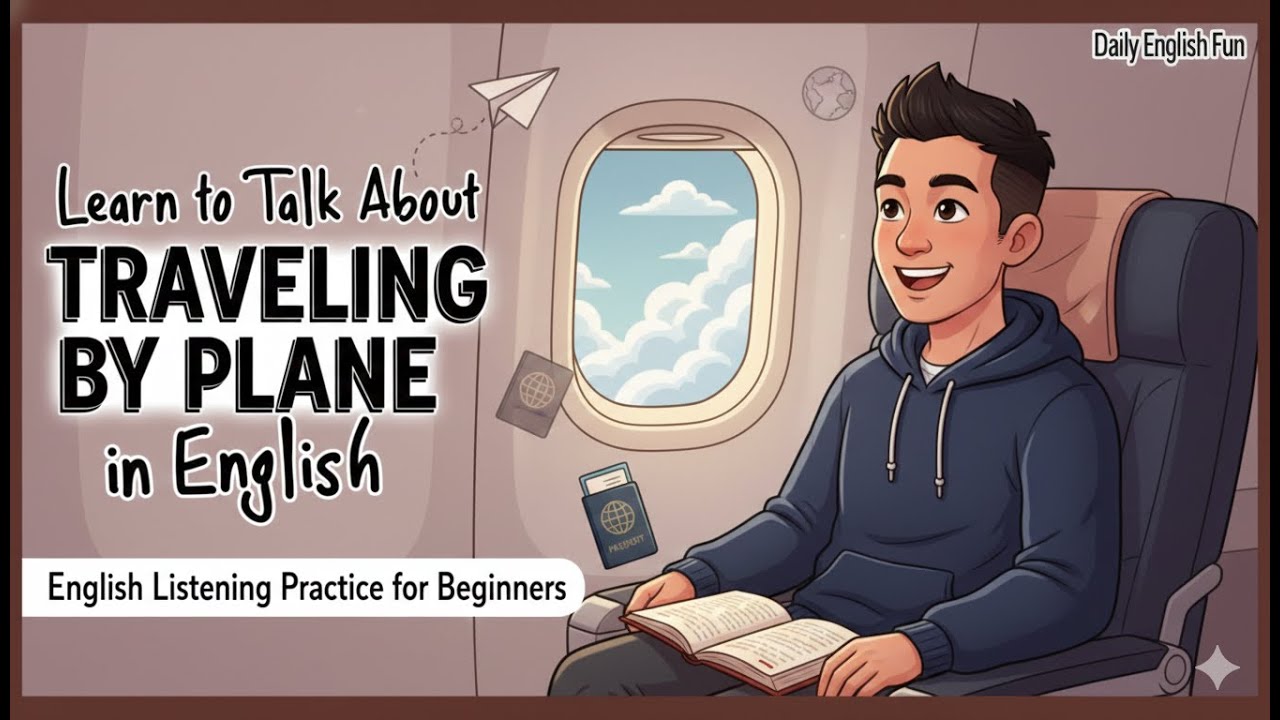 Learn to Talk About Traveling by Plane ✈️🛄 | English Listening Practice for Beginners