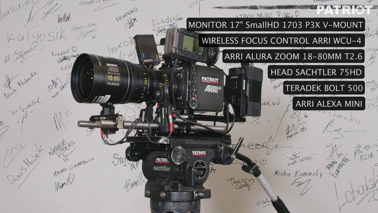 PATRIOT How to Use | Setting Up the ARRI WCU-4 Wireless Focus Control with Alexa Mini & Alura Zoom