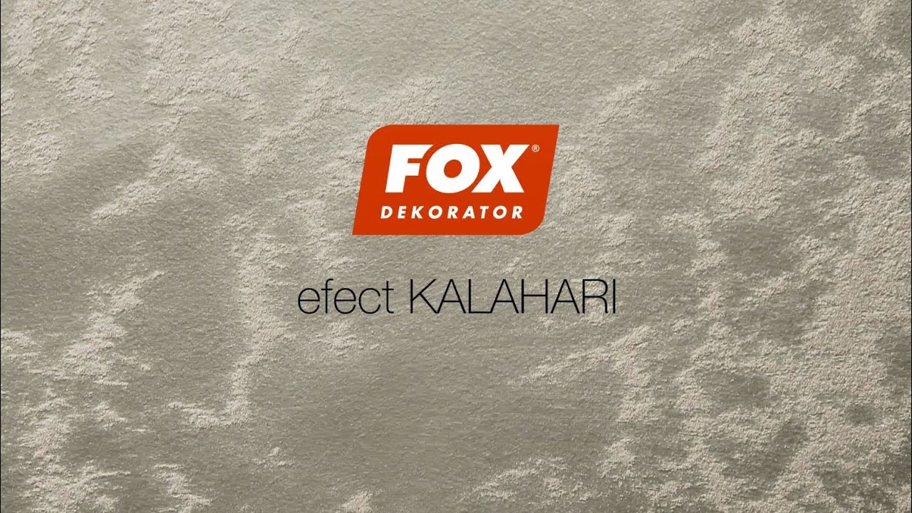 efect: Kalahari - FOX DEKORATOR - videoclip instructiv (RO)