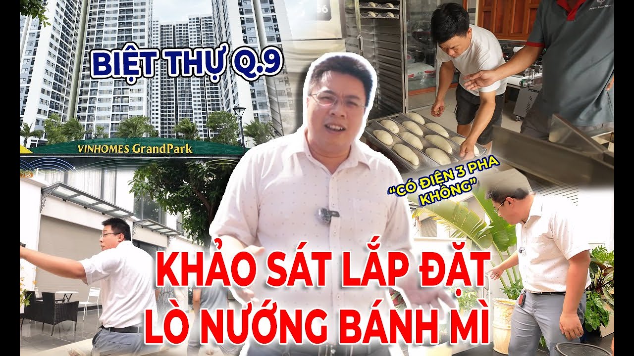 Vlog FOENIX khảo sát lắp đặt lò nướng bánh mì tại biệt thự Vinhome Quận 9