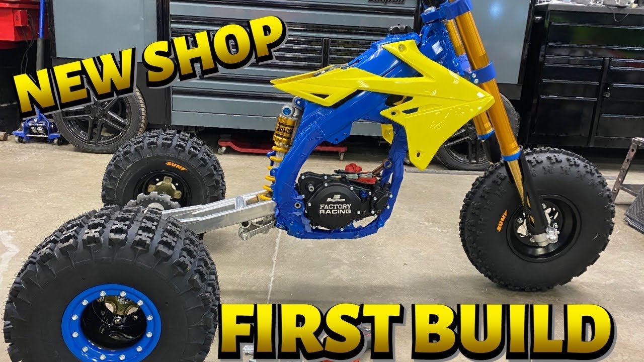 Трехколесный мотоцикл Tri-Zilla, часть 3, RMZ450 CR500R, современный трайк.