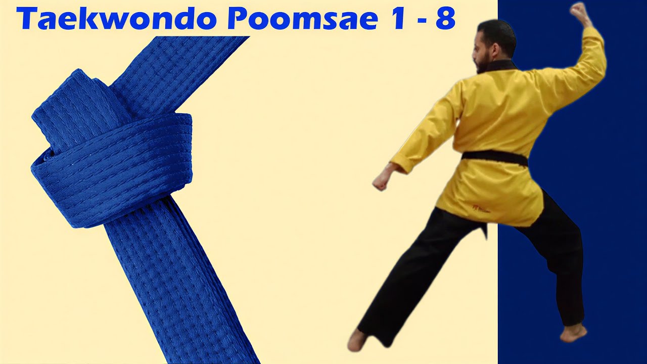Taekwondo Poomsae 1 - 8 - Mohamed El Haloui