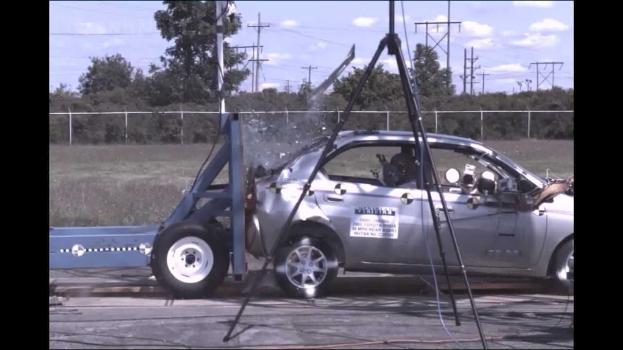 2003 Toyota Prius | Rear Crash Test by NHTSA | CrashNet1
