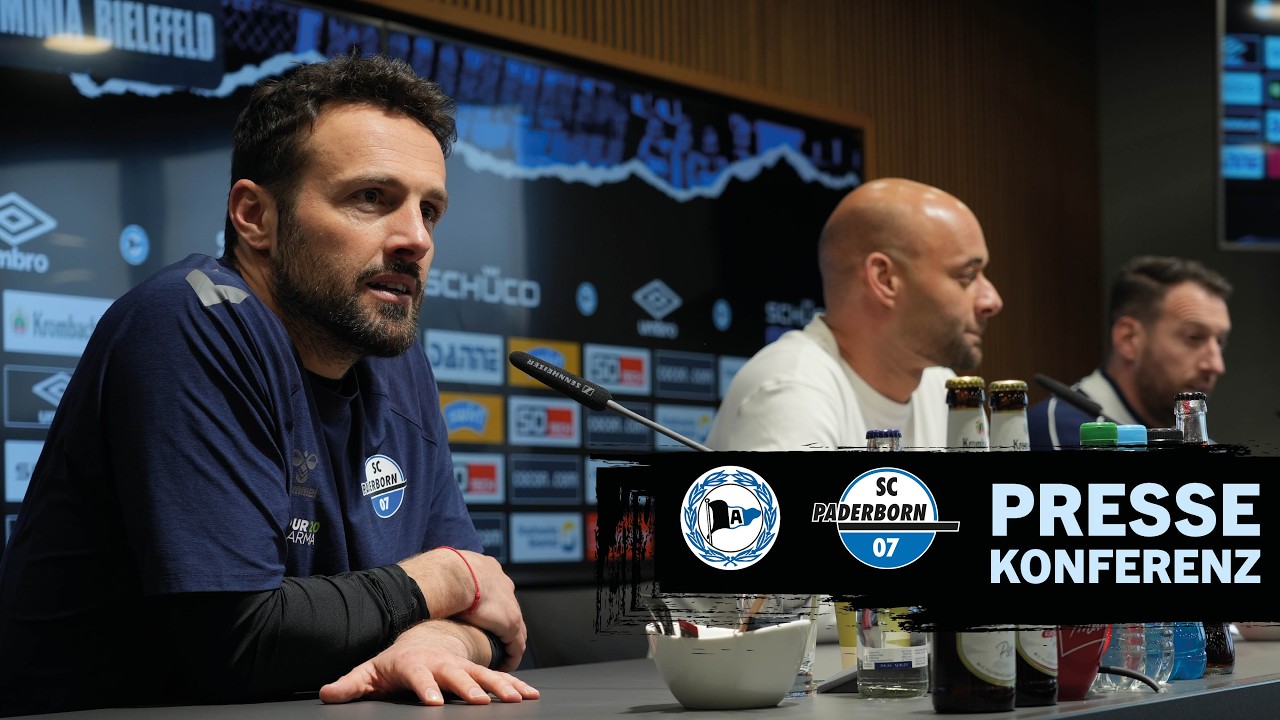 Pressekonferenz nach dem Auswärtsspiel bei Arminia Bielefeld