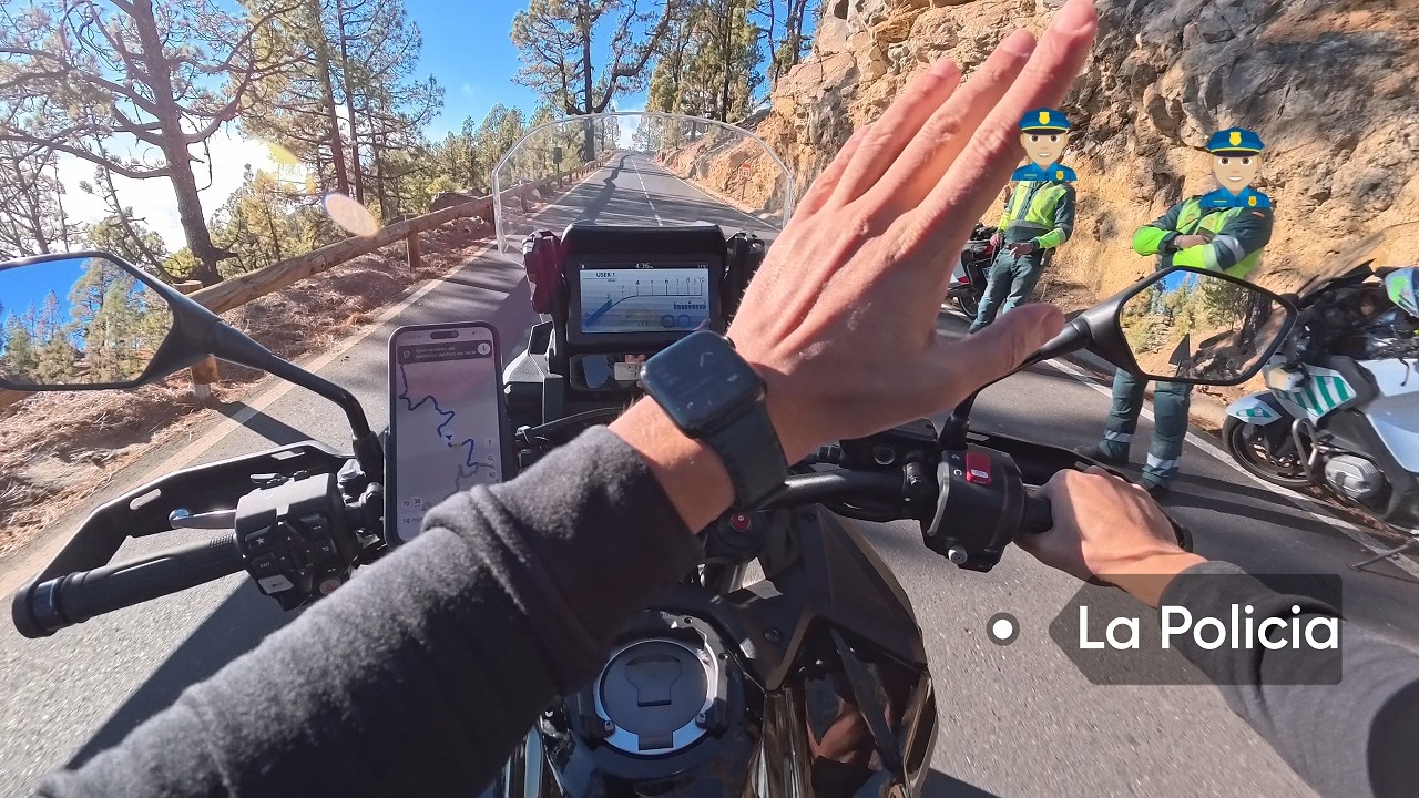 Cold, Wind & Speed at Mount Teide | Tenerife Moto Vlog