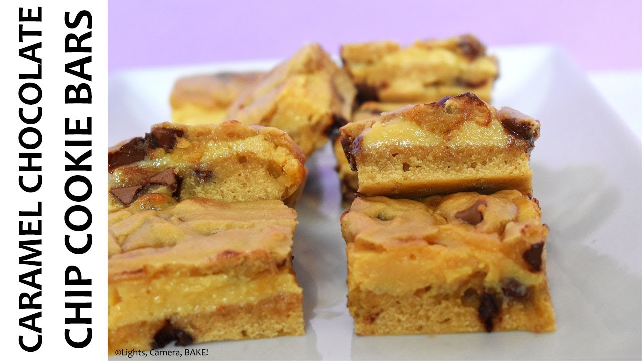Caramel Chocolate Chip Cookie Bars | RECIPE