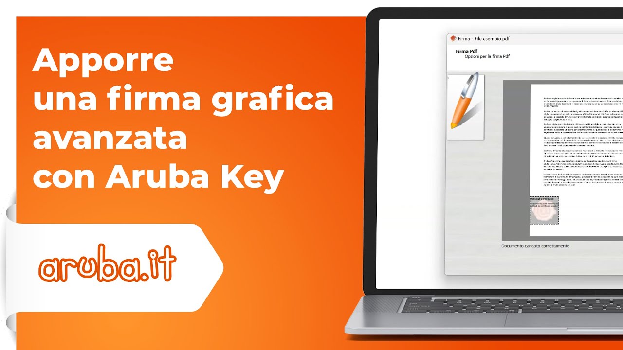 Apporre una firma grafica avanzata con Aruba Key