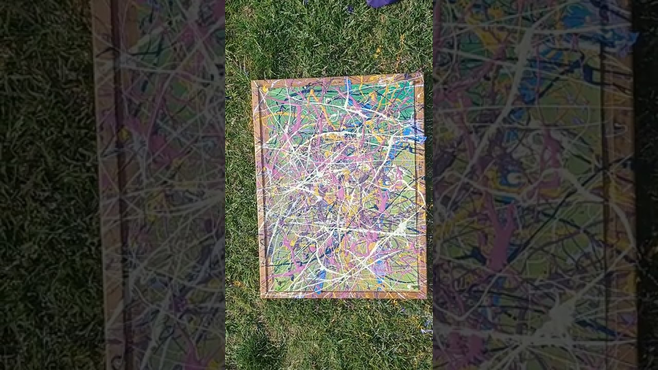 Class on jackson pollock and abstraction.