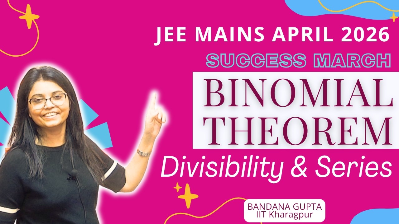 JEE Mains 2026 April- SUCCESS MARCH - BINOMIAL THEOREM📚#jeeproblems #jeemains #jeeadvanced
