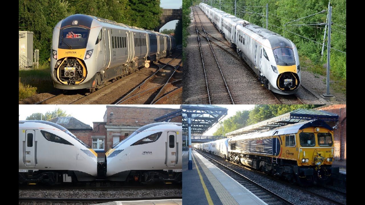 Hitachi Class 800 IEP   Double Drag & Multiple Diesel Test HD