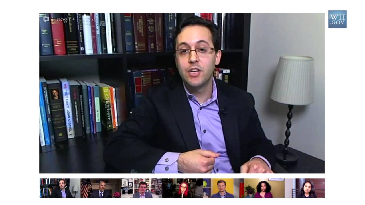 President Obama on Government Transparency in a Google+ Hangout