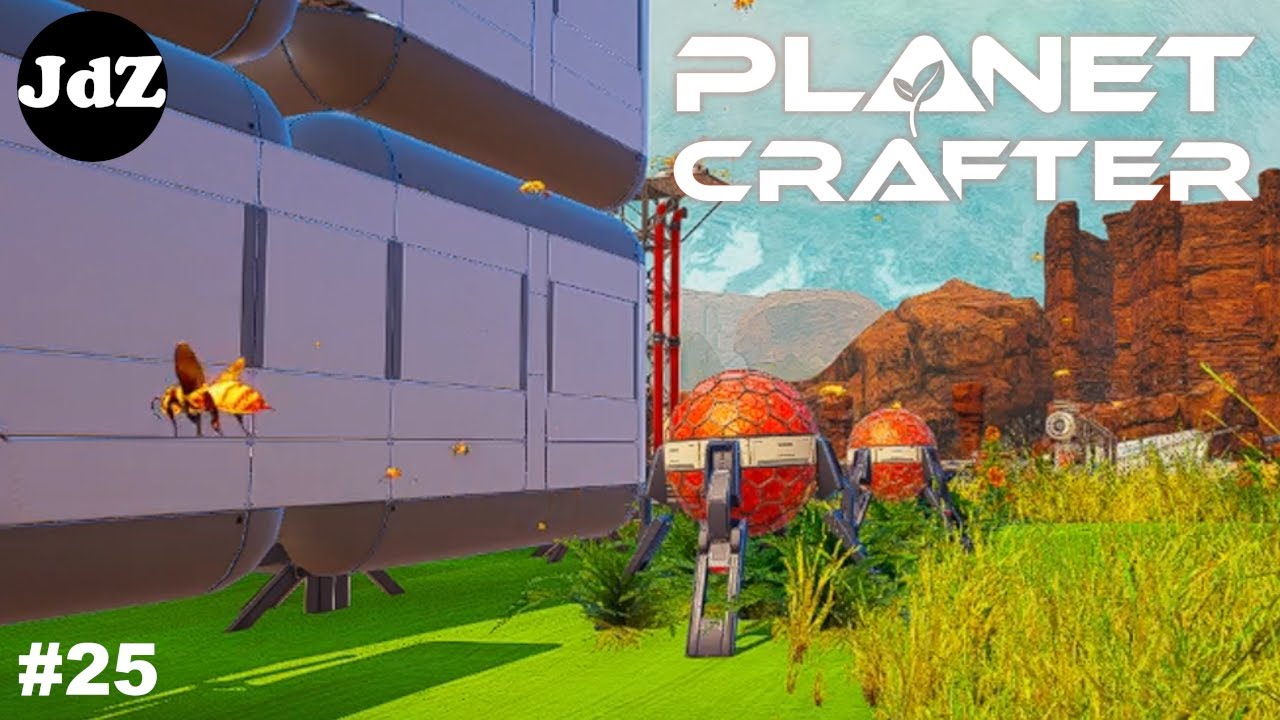 Planet Crafter 025 Die ersten Bienen schwirren herum. (Let´s Play)