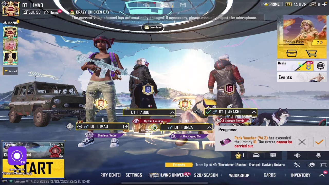 🎮 PUBG MOBILE LIVE     (بت مباشر ببجي موبيل  (بالمود الجديد مرحبااااا بالجميع
