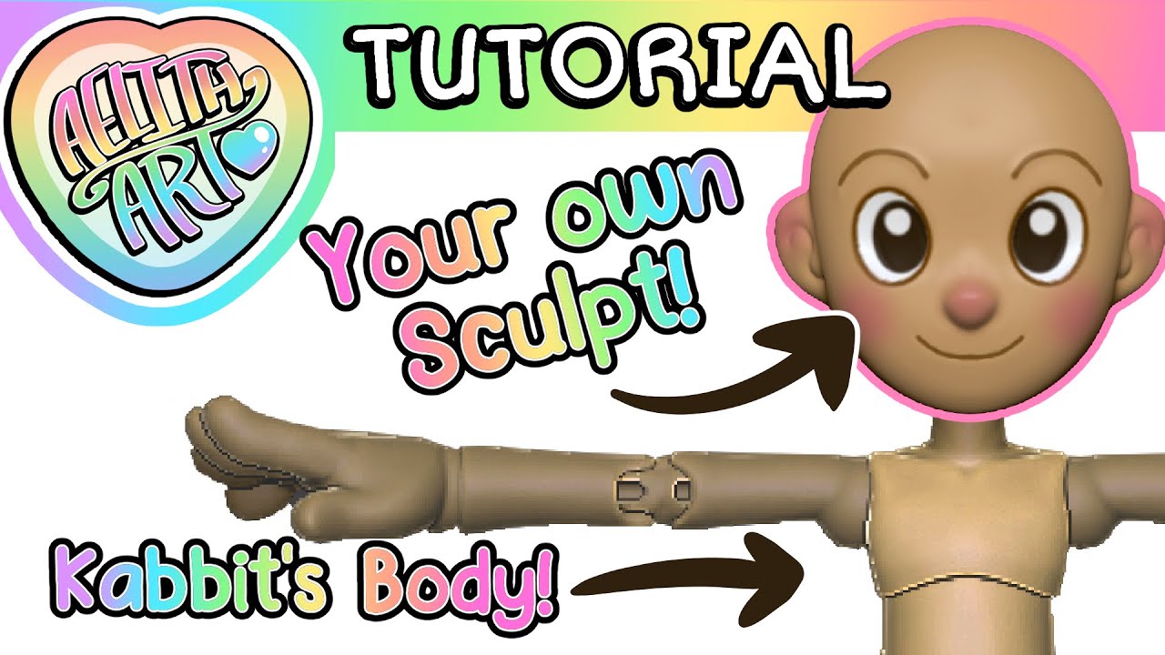 How to make YOUR VERY OWN Sculpt fit Kabbit, Cera, or Fantasia's BJD body! - ZBrushCORE Tutorial