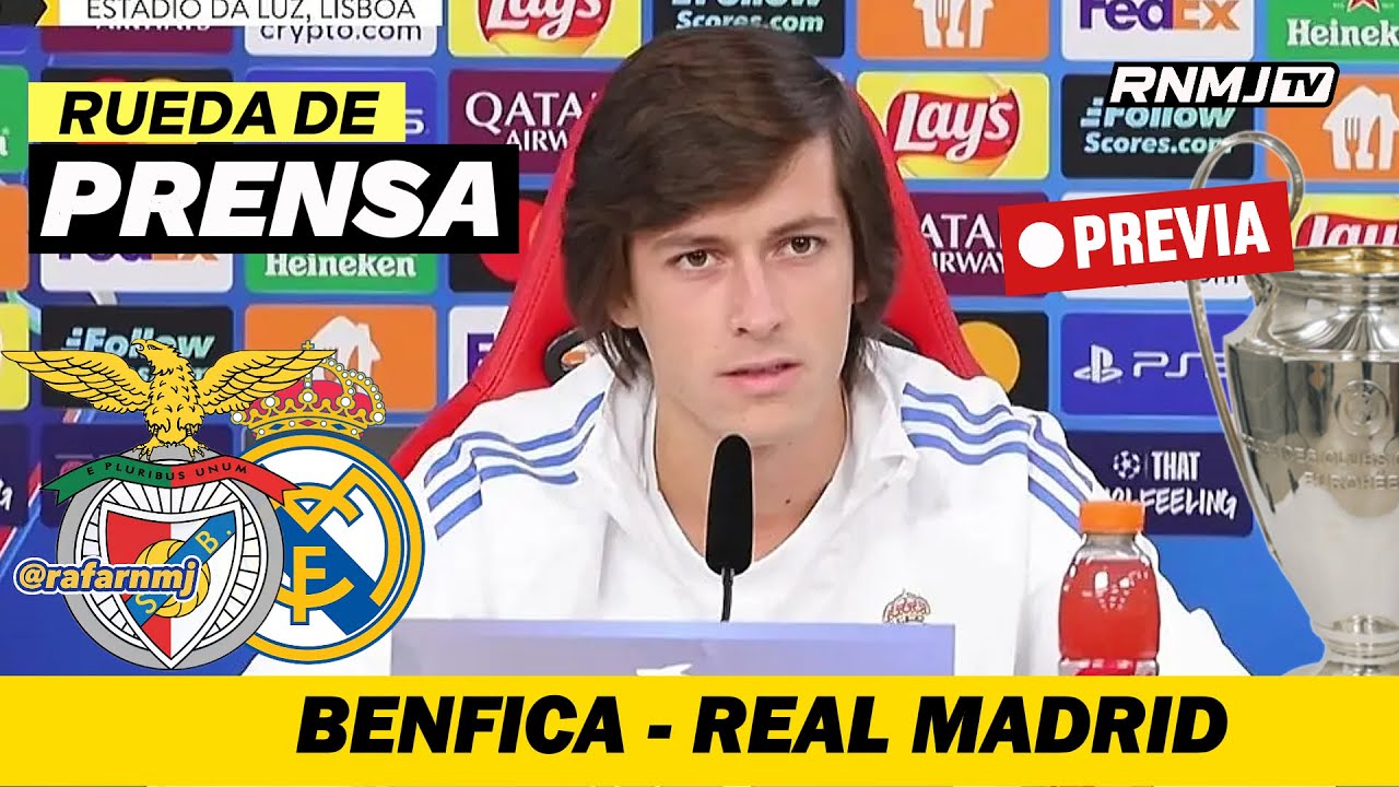 ÁLVARO CARRERAS | Rueda de prensa HOY previa Benfica - Real Madrid (27/01/2026)