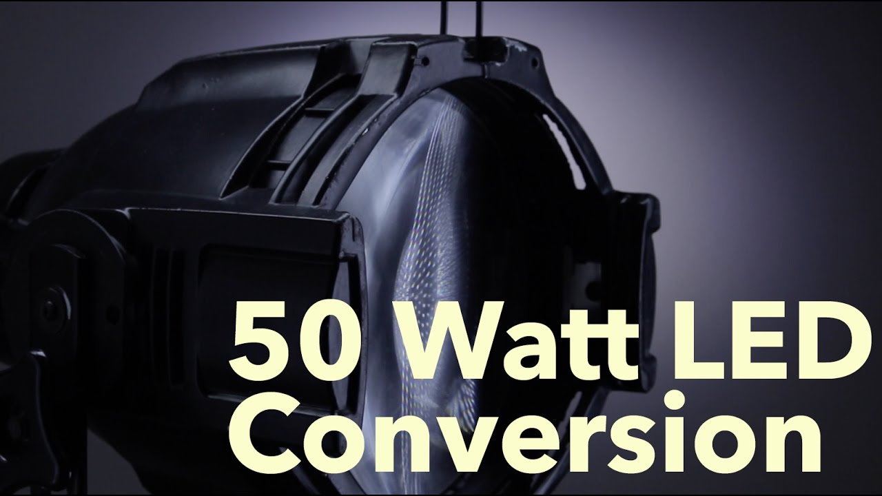 LED conversion from old PAR stage lights