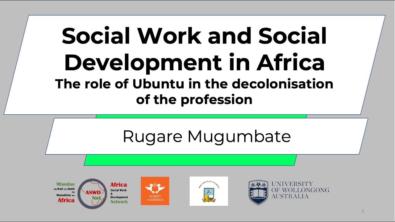 Social Work and Social Development in Africa - Rugare Mugumbate