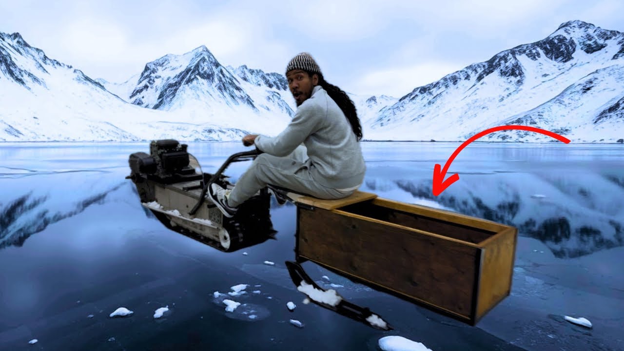 THIS WILL CHANGE ICE FISHING |TRACK SLED (SNOWDOG) BUILD Pt. 1