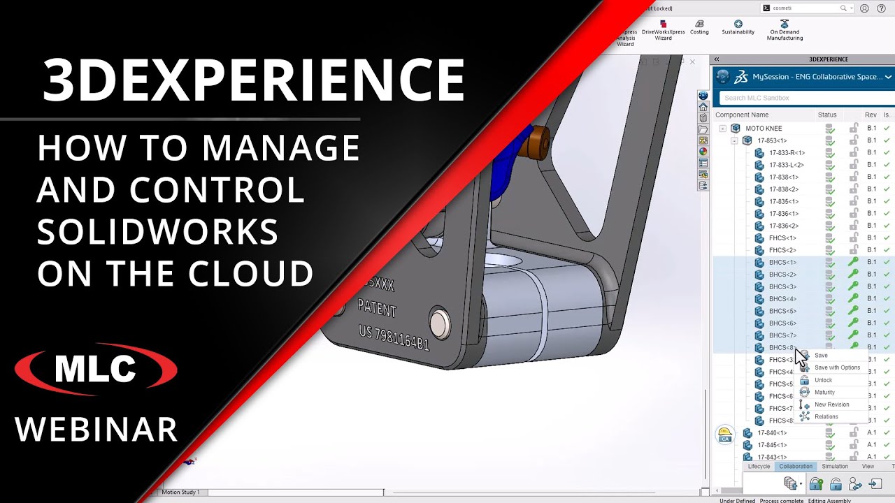 Manage and Control SOLIDWORKS Design Data with Cloud Services - Webinar
