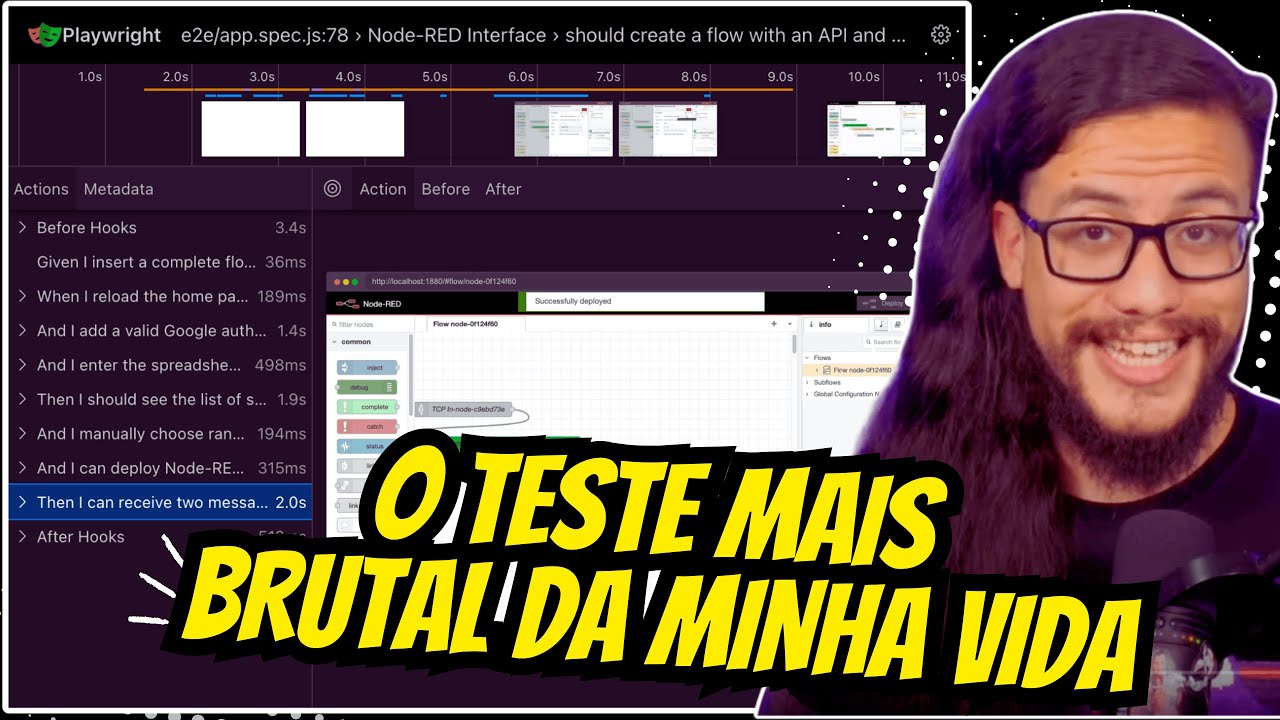 Esse foi o teste automatizado mais difícil que já fiz (Playwright + E2E + Node.js)