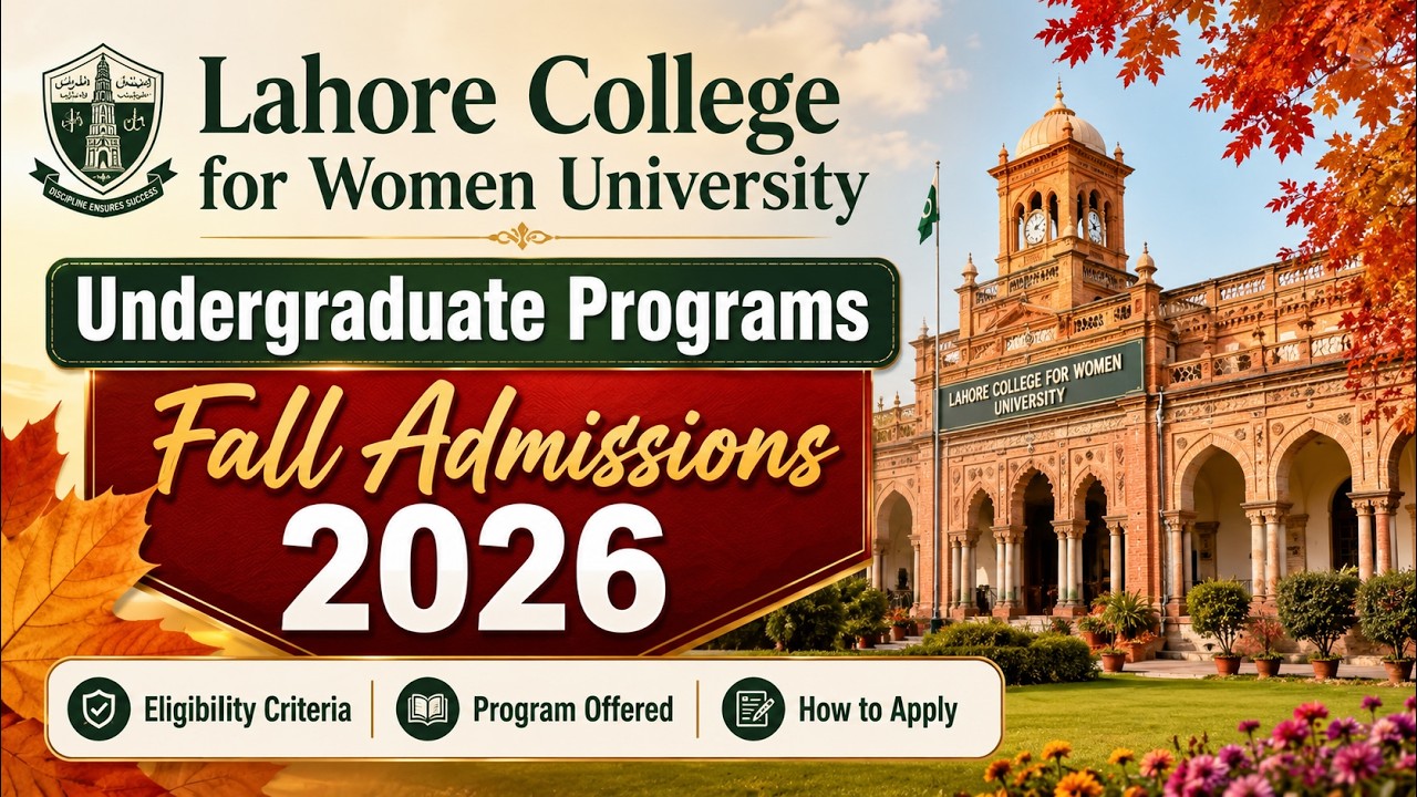 LCWU Fall 2026 Admission Update | All Programs & Application Procedure