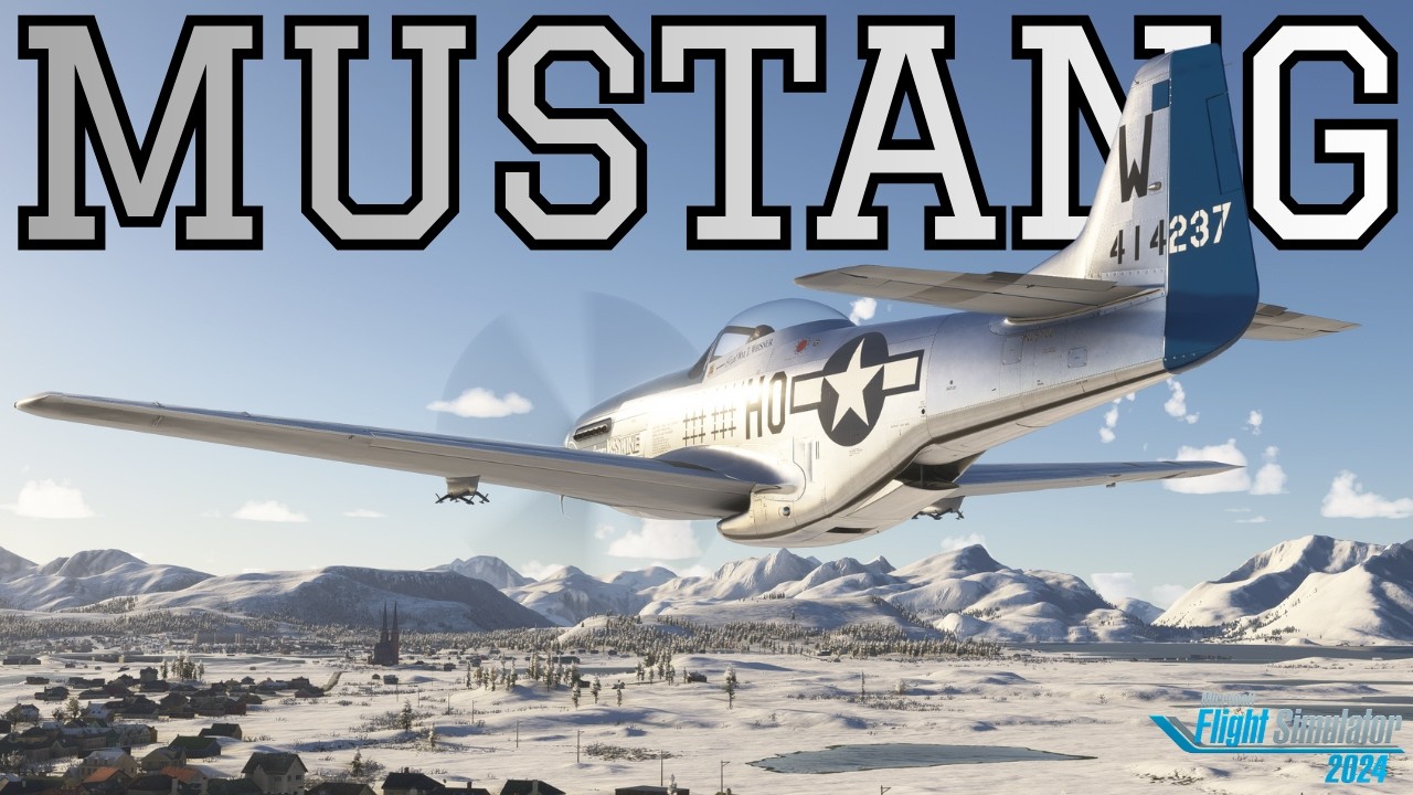Top P-51D Mustang setup? Asobo, RandallSnow + Echo 19 over Norway Microsoft Flight Simulator 2024 4K