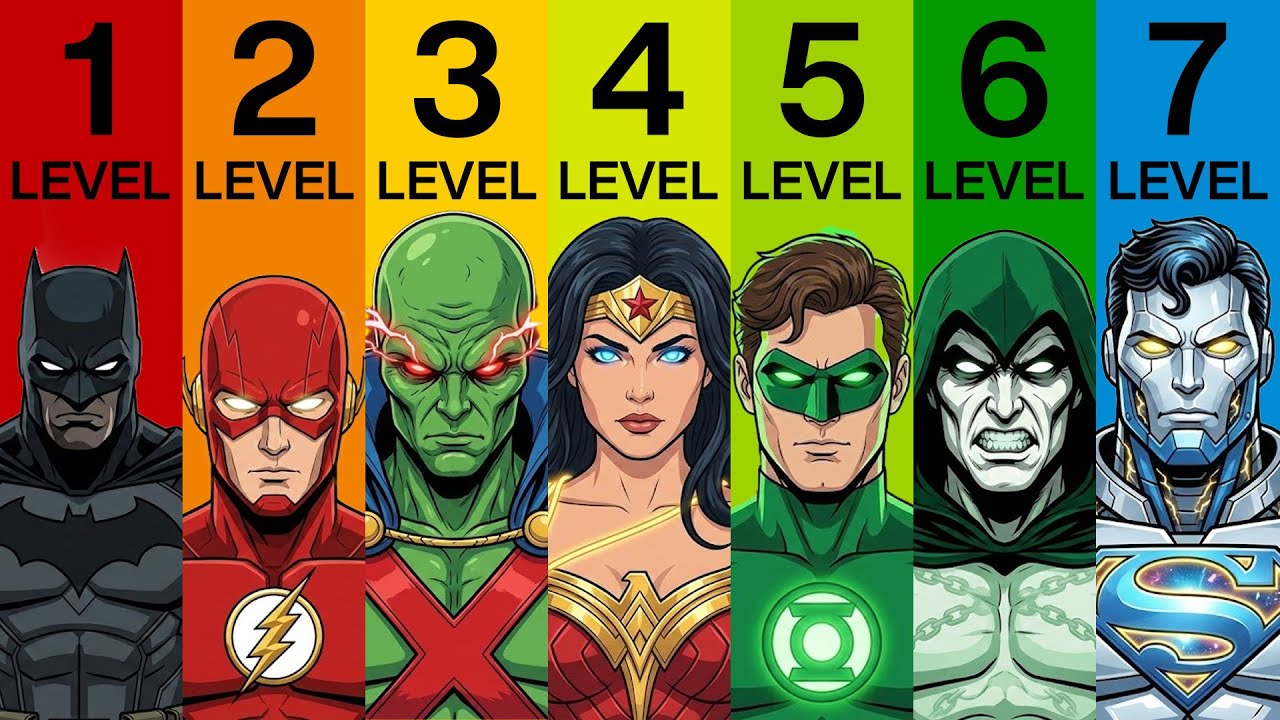 The 7 Levels of Justice League Members Explained (From Human to Omniversal Heroes)