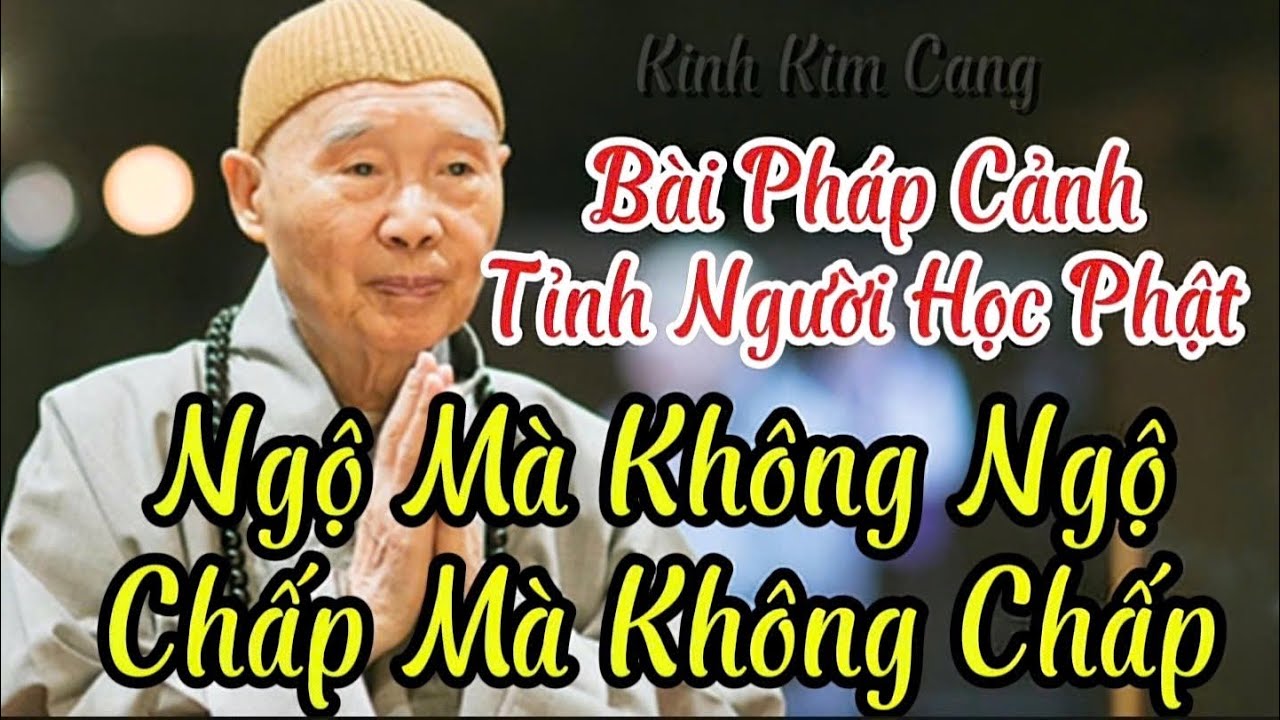 Tập 75 Ngộ Mà Không Ngộ – Chấp Mà Không Chấp | Bài Pháp Cảnh Tỉnh Người Học Phật| Pháp Sư Tịnh Không
